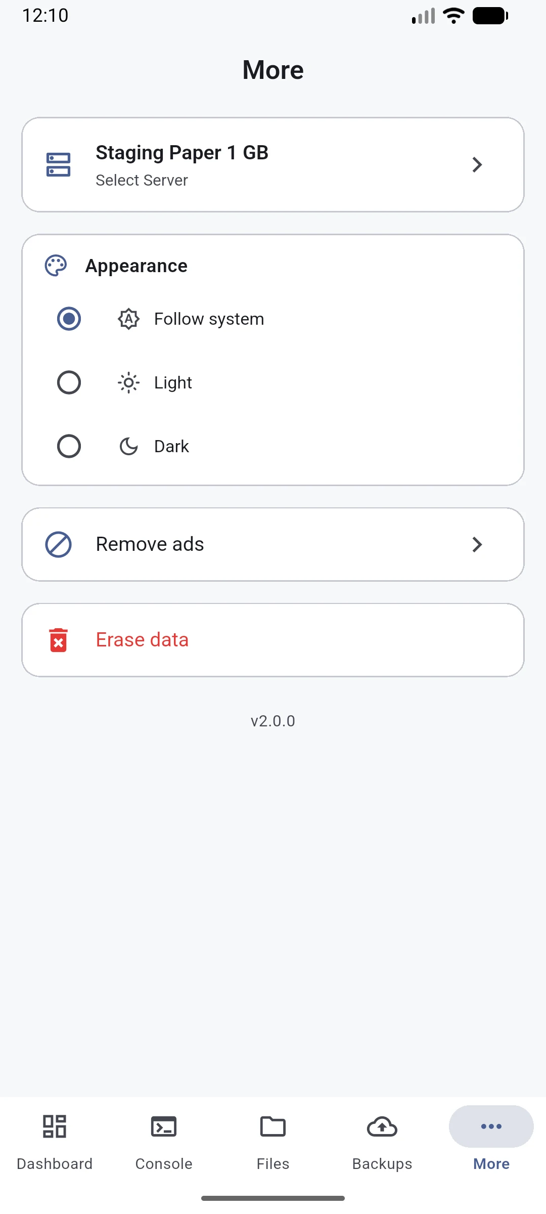Panel Manager for Pterodactyl screenshot